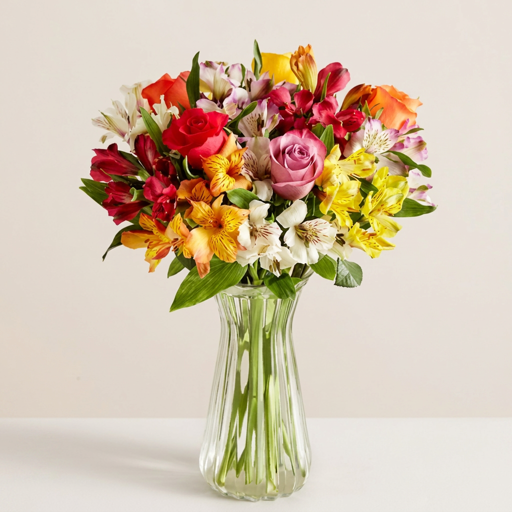Assorted Roses & Lilies